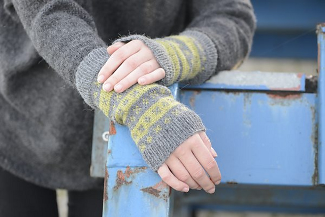 Muffediser med fair isle mønster