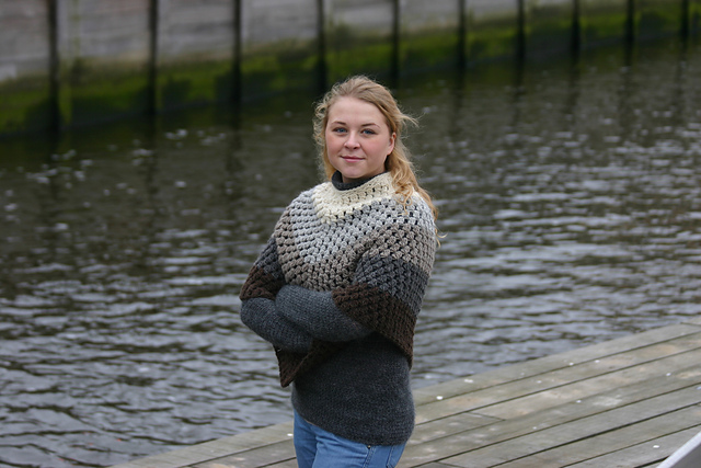 Hæklet poncho