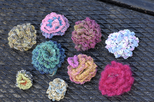 Crocheted flower / Hæklet blomst