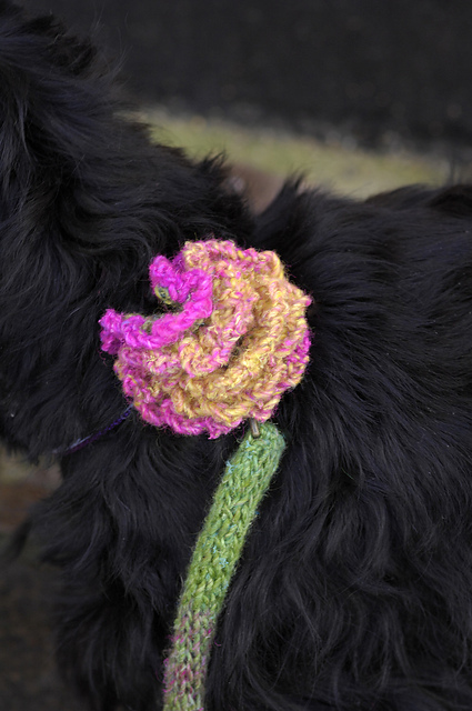 Knitted flowers / Strikket blomst