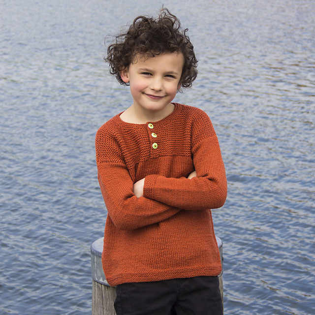 Bluse med knapper