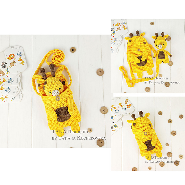 Sleeping bag and toy giraffe