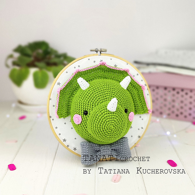 Wall hanging the Triceratops