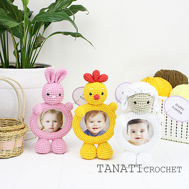 Photo frame holder Easter