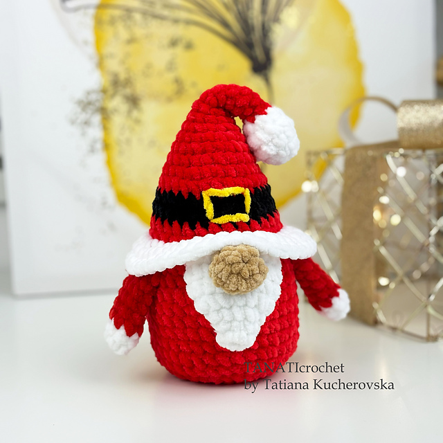 Christmas Santa Gnome