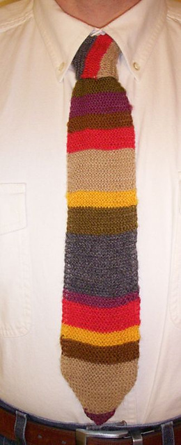 A Doctor Who Scarf Tie