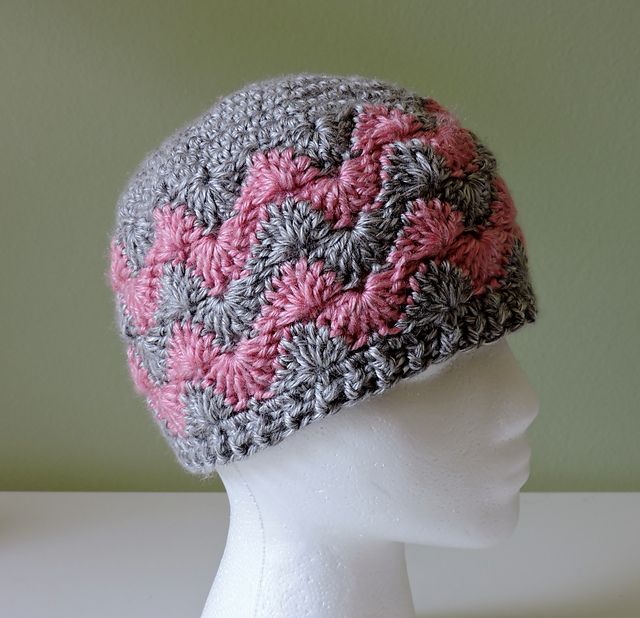Chevron Messy Bun Hat