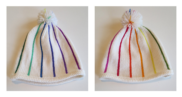 Pinstriped hat