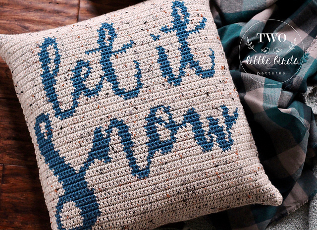 The {Let It Snow} Pillow