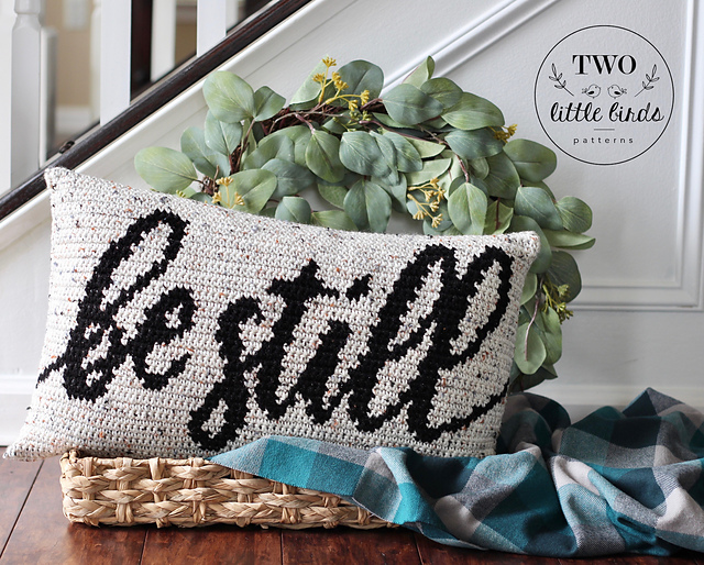 The {Be Still} Pillow