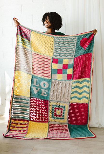 Crochet Amour Sampler Blanket