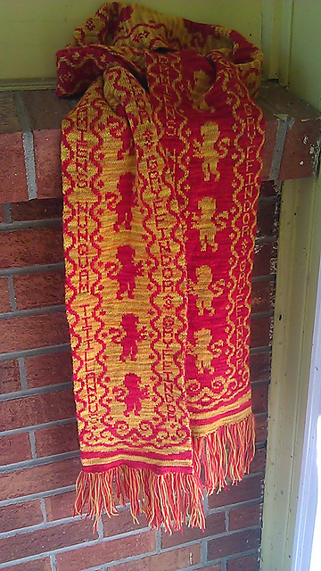 Gryffindor Scarf CHART ONLY