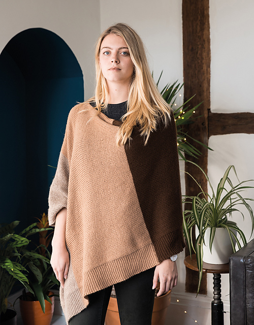 Colour Block Cape