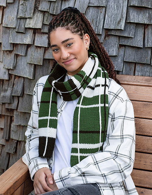 Atlas Plaid Scarf