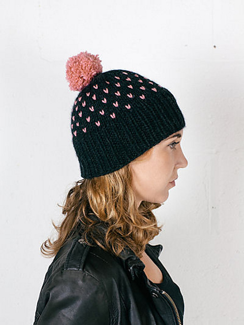 Swiss Darned Beanie