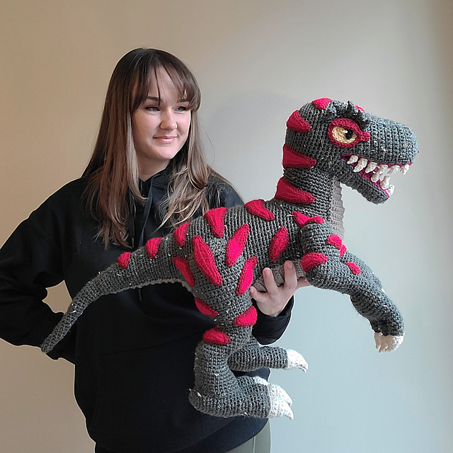 Spiky Striped Dinosaur