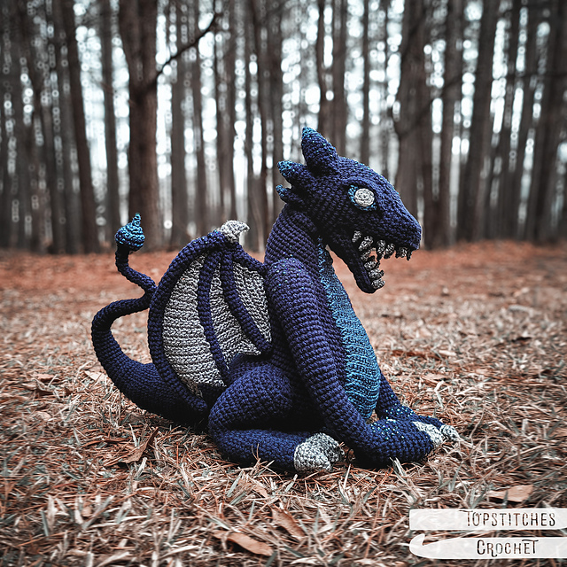 Large Sitting Dragon