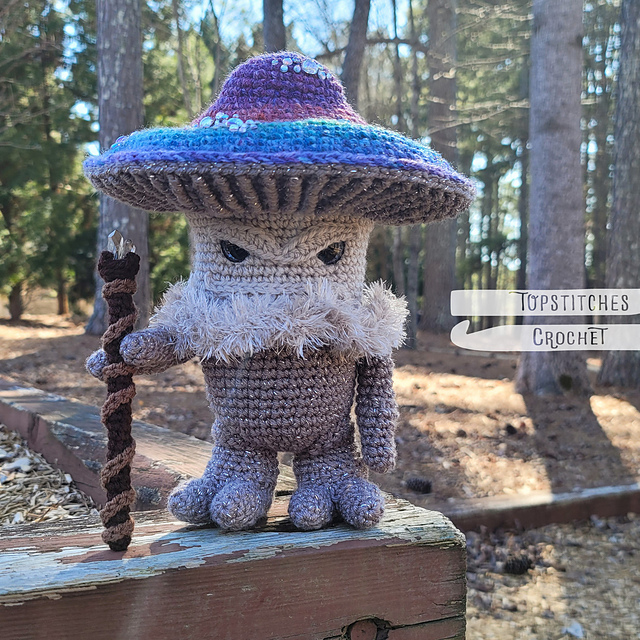 Grumpy Mushroom Guardian