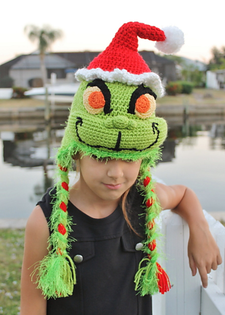 Mean One Christmas Earflap Hat
