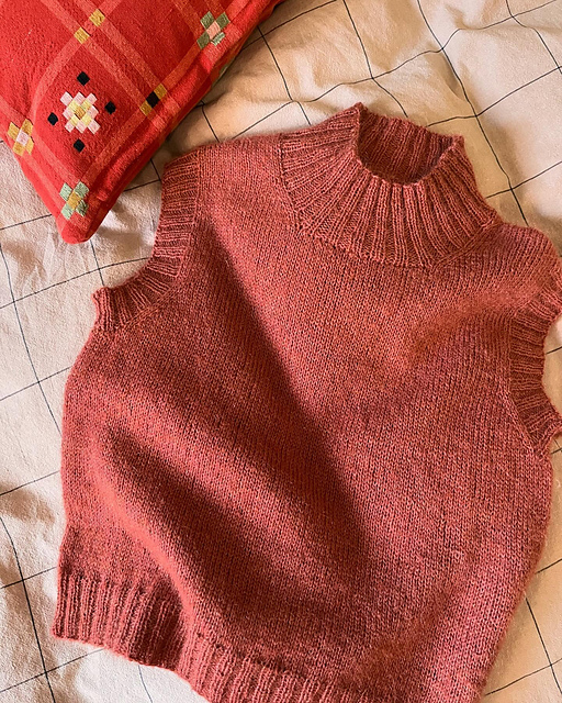 Mock Neck Vest