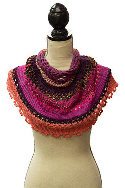 Magic Plus One Shawlette