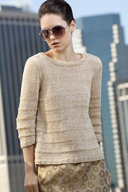 Maureen Drop-Stitch Pullover