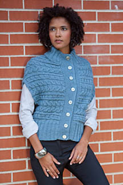 Zara Chiné Cabled Cocoon