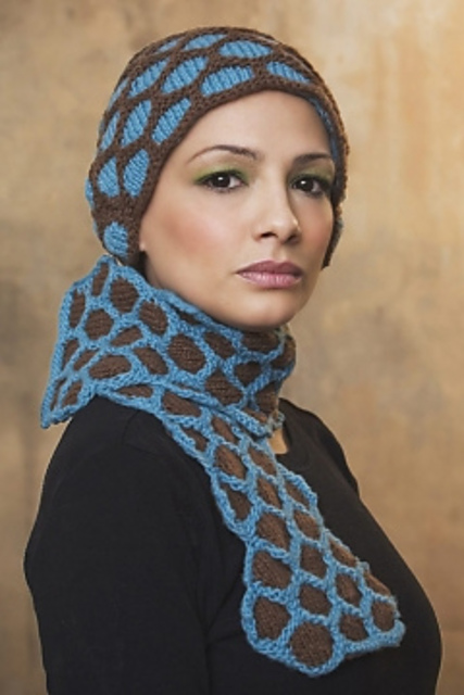 Honeycomb Hat and Scarf