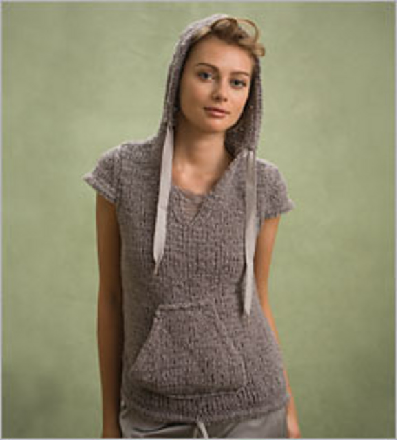 Cap-Sleeve Hoodie