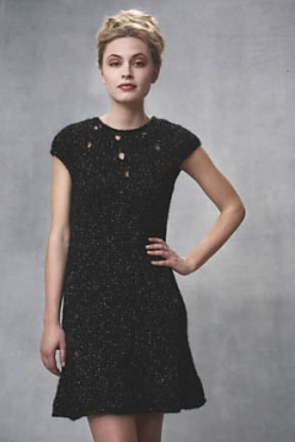 Tunic dress with eyelet details