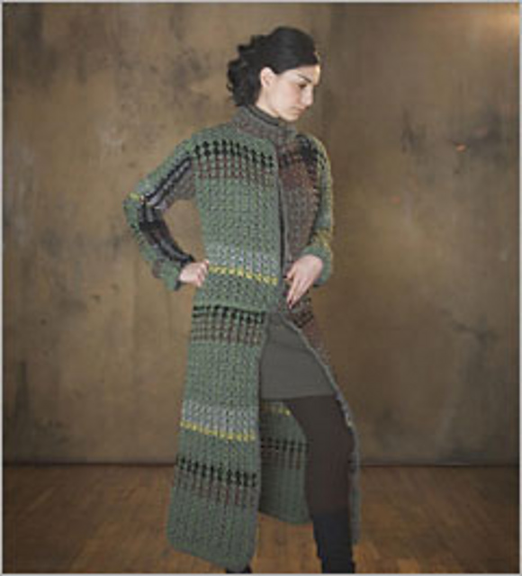 Brioche Plaid Coat
