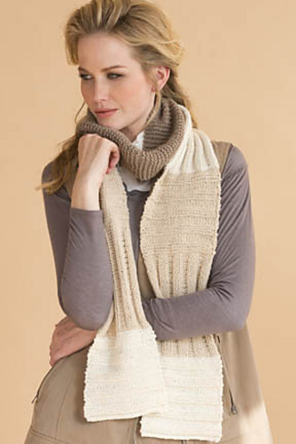 Davos Multidirectional Rib Scarf