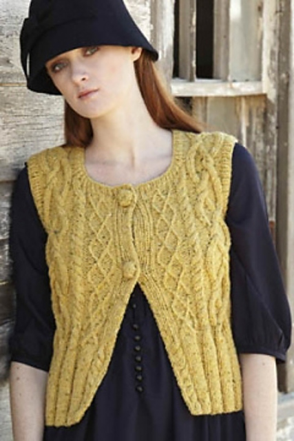 Water Mill Cabled Vest