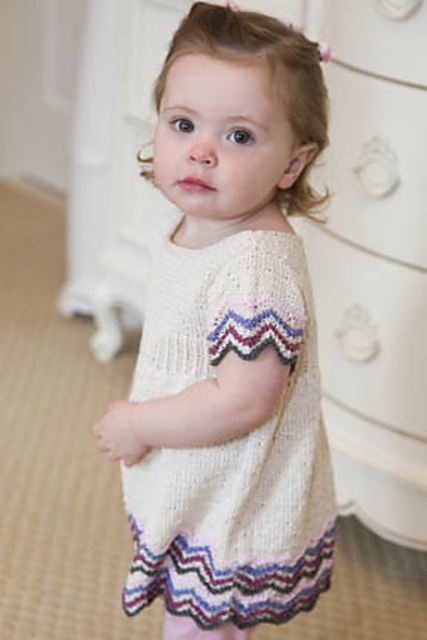 Chevron Empire Dress