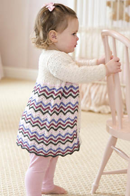 Chevron Swing Coat