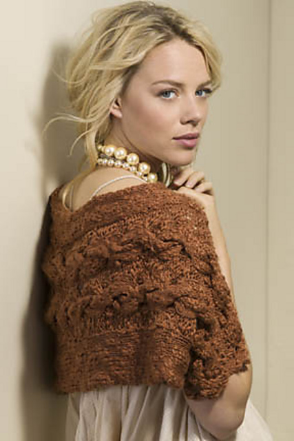 Bliss Sideways Cable Shrug