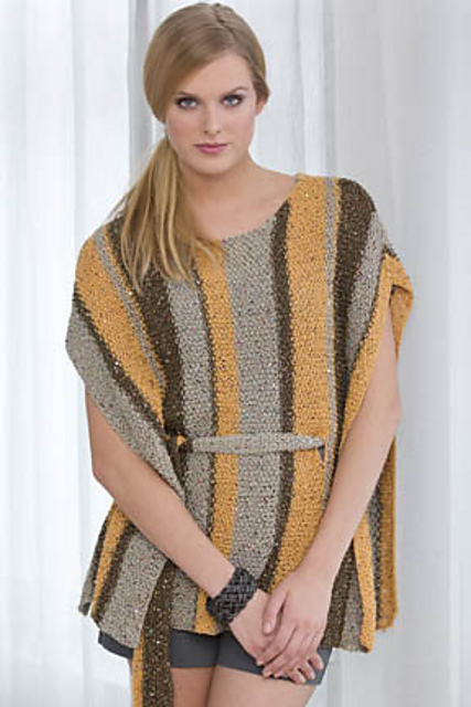 Anna Maria Striped Poncho