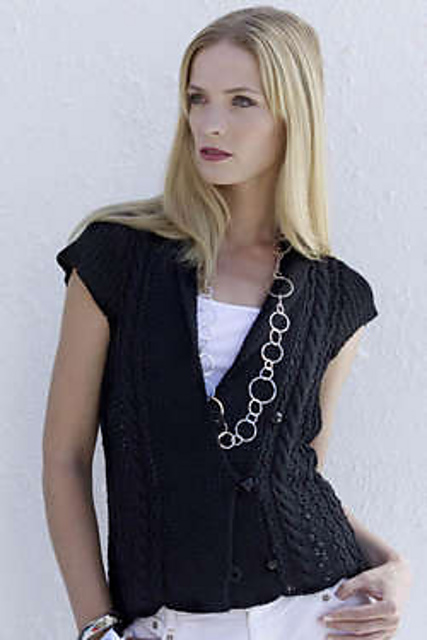 Cap-Sleeve Cardigan