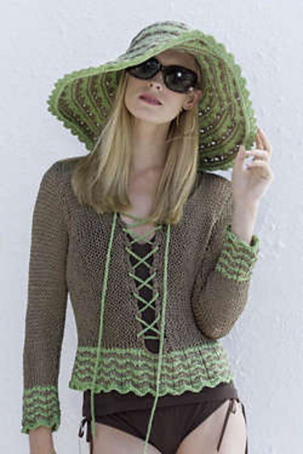 Lace-Up Pullover