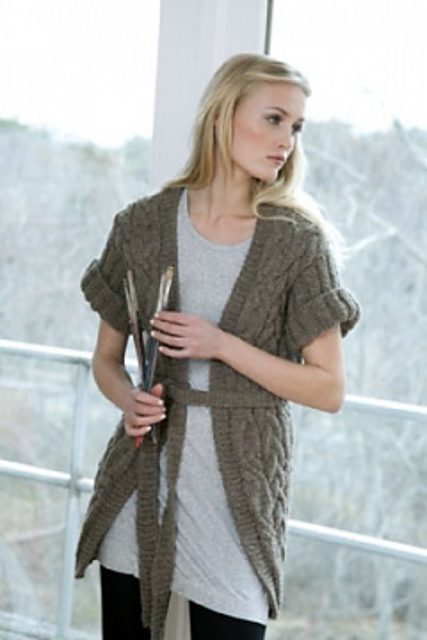 Sandstone Cabled Coat