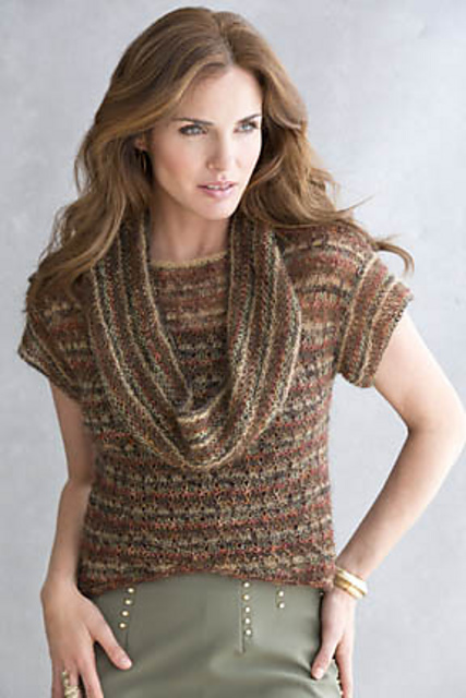Keely Cowl-Collar Top