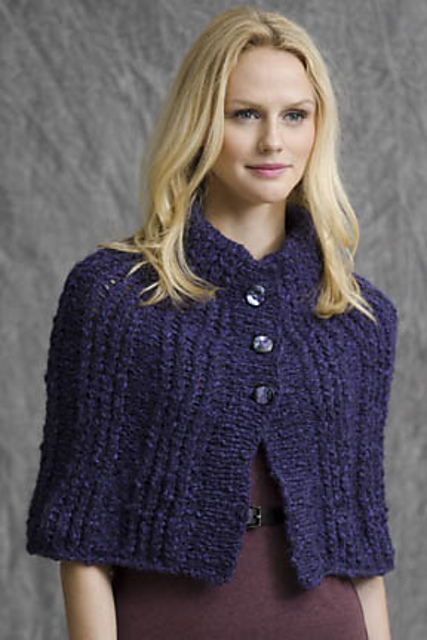 Tahoe Buttoned Capelet