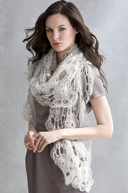 Linda Crochet Lace Shawl