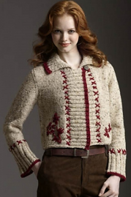 Folkloric Embroidered Cropped Cardigan