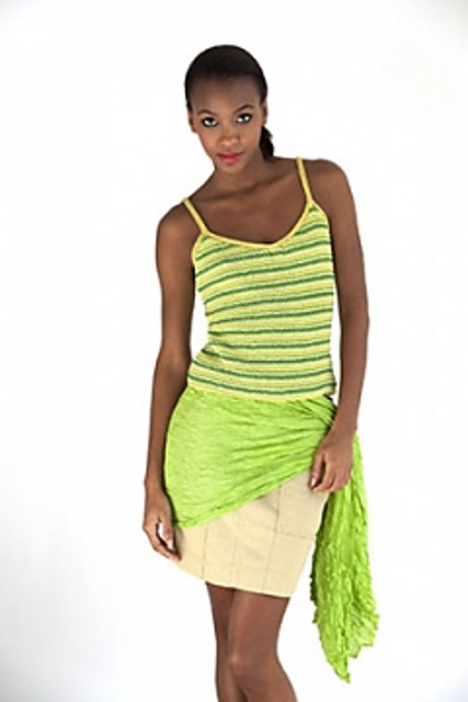 Lemon-Lime Striped Tank