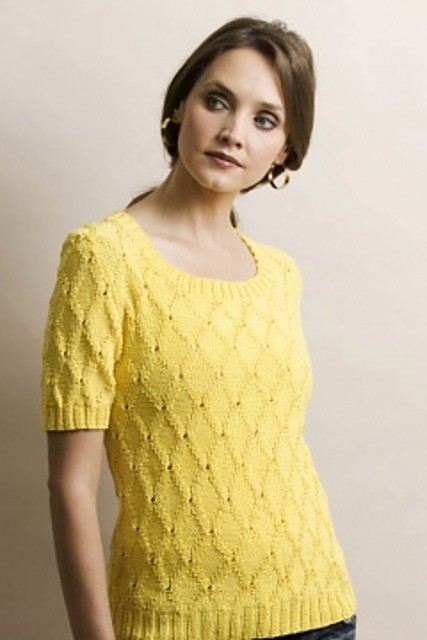 Diamond Pattern Pullover