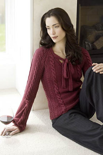 Red, Red Wine Pullover