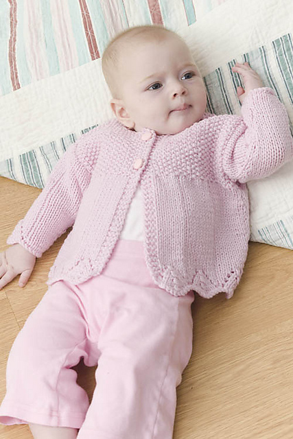 Seed Stitch Yoke Cardigan