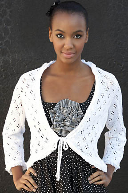 Lacy Curved Cardigan