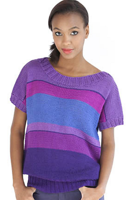 Ultra Violet Color Block Top